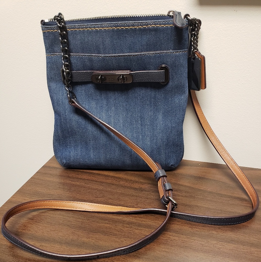 Coach Denim Crossbody